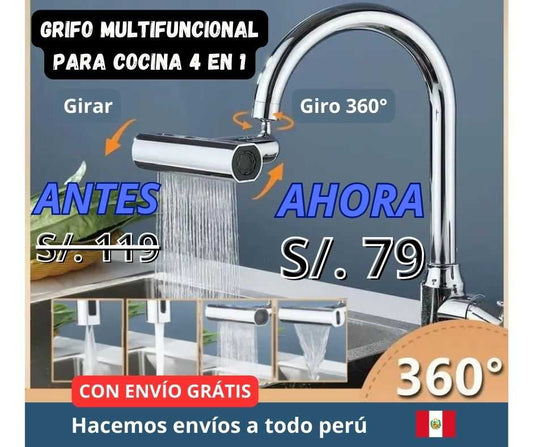 GRIFO DE COCINA MULTIFUNCIONAL